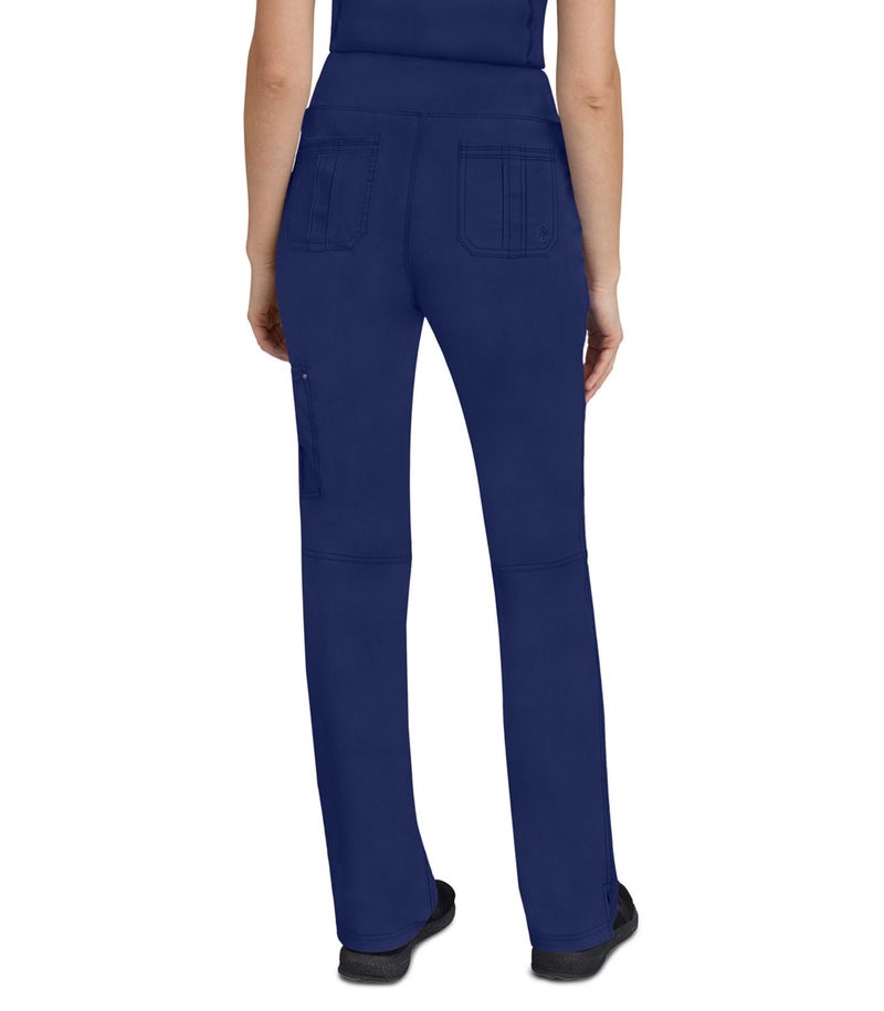 Healing Hands Women's Scrub Pant Tori Cargo Bottoms with 5 Pockets and 2-Way Stretch Fabric 9133P, S Petite, Navy - Image 2